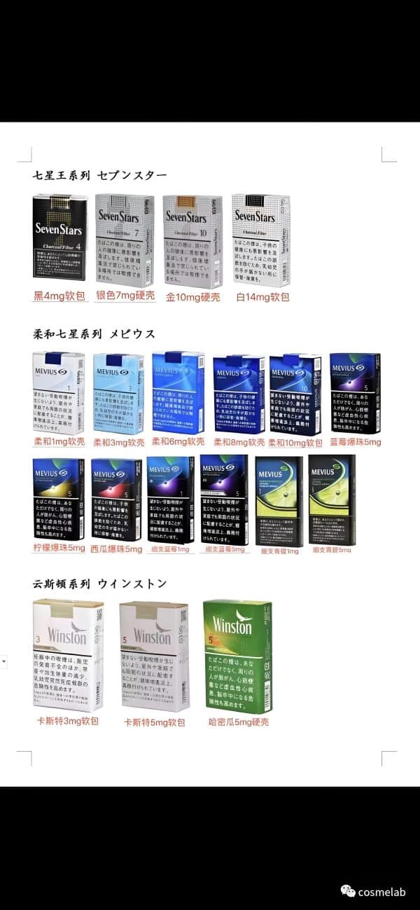 日本七星菸 駱駝camel煙 梅比烏斯 peace香煙 頂級日本稻子